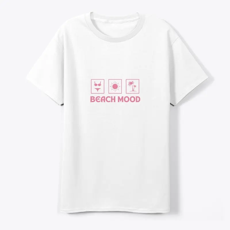 "Beach Mood" Unisex Cotton T-Shir